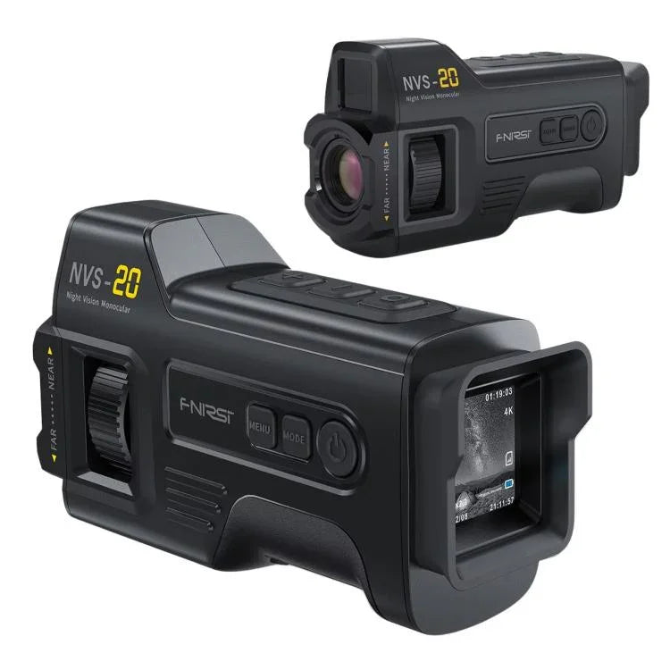 FNIRSI NVS-20 Petit Dispositif Portable de Vision Nocturne Infrarouge HD Couleur 4K pour Extérieur, NVS-20