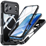 Coque de téléphone robuste étanche (résistante aux éclaboussures) MagSafe magnétique, Pour iPhone 17 Pro Max, Pour iPhone 17 Pro