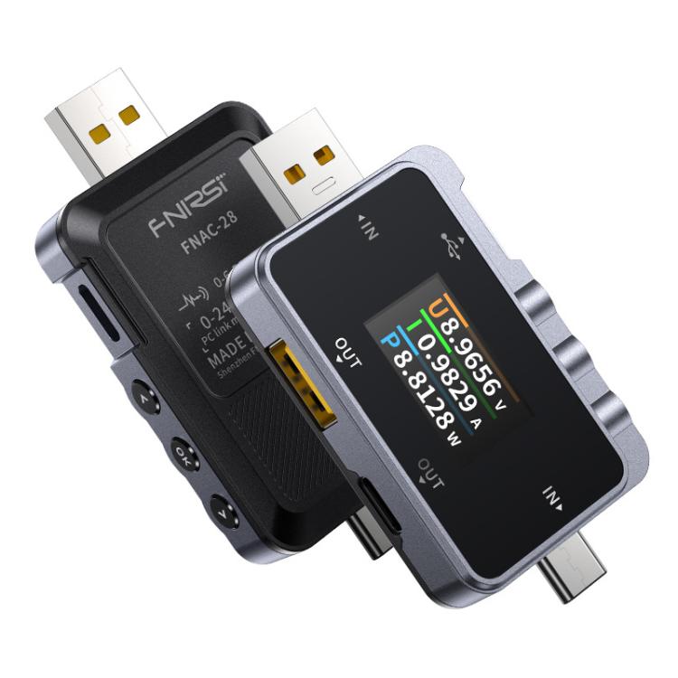 Testeur professionnel multifonction de surveillance des ondulations Type-C & USB Fnirsi FNAC-28, FNAC-28
