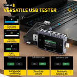 Testeur professionnel multifonction de surveillance des ondulations Type-C & USB Fnirsi FNAC-28, FNAC-28