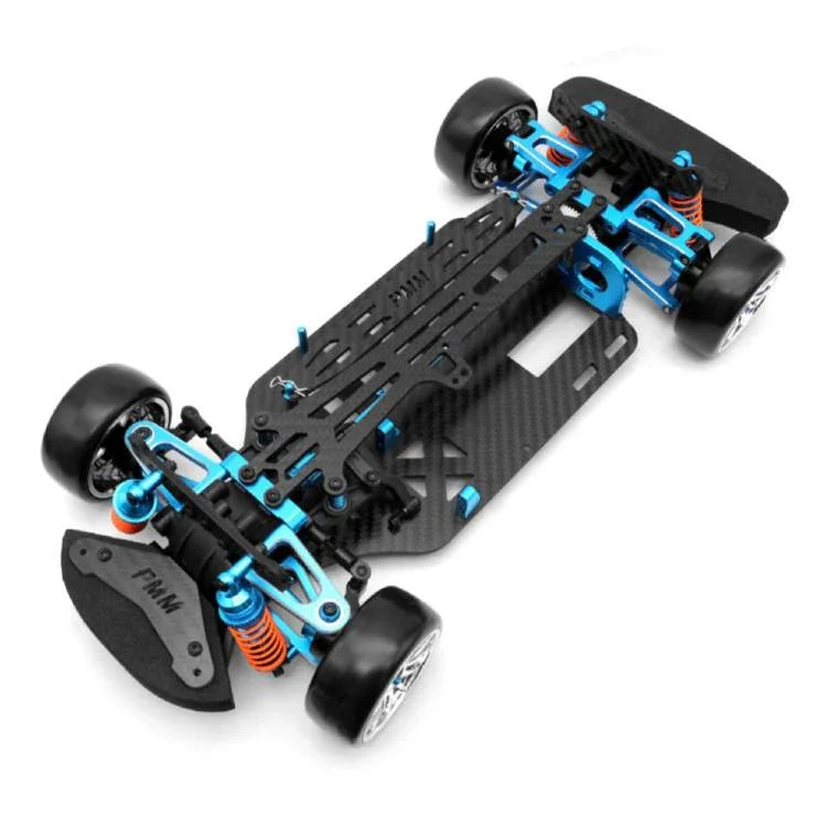 Châssis en métal aluminium PMM Racing 1:10 TT01 pour voiture télécommandée