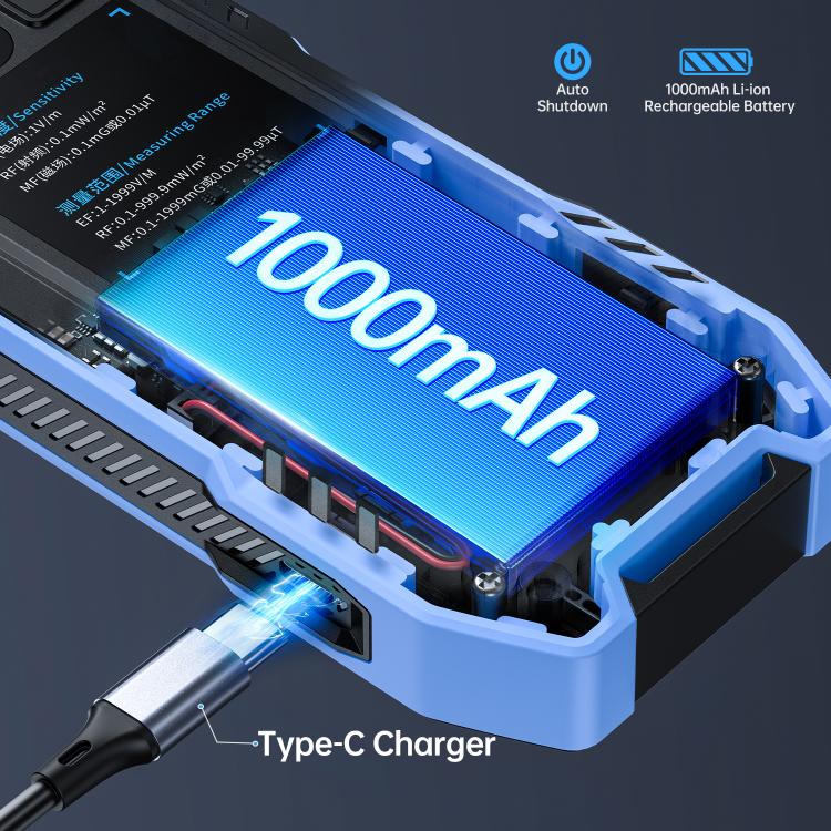 Détecteur de rayonnement électromagnétique 3 en 1 FNIRSI ERD-10, FNIRSI ERD-10