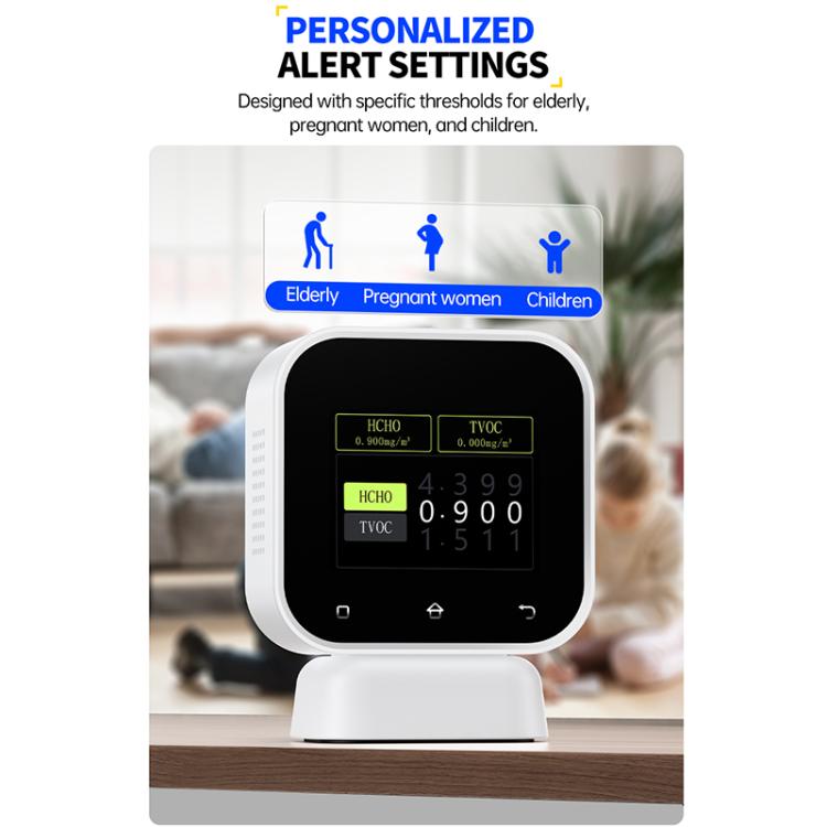 Moniteur de qualité de l'air intérieur 4 en 1 FNIRSI SFD?02