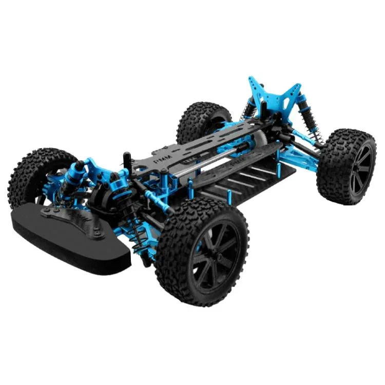 Châssis en fibre de carbone PMM Racing TT02B 1:10 en alliage d'aluminium pour voiture de rallye télécommandée