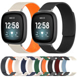 xDfind Litchi Texture Magnetic Silicone Watch Band, For Fitbit Charge 5 / Charge 6, For Fitbit Versa 4/Versa3/Sense2/Sense, For Fitbit Luxe / Special Edition, For Fitbit Inspire 2 / Ace 3, For Fitbit Charge 4 / Charge 3