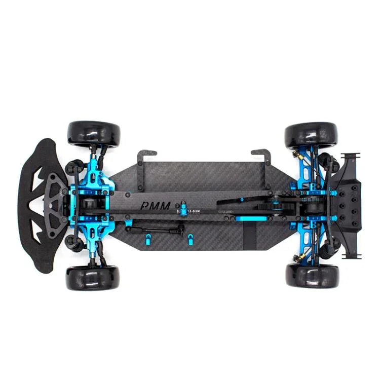 Châssis à transmission par courroie PMM Racing Trf416 1:10 4WD pour voiture télécommandée