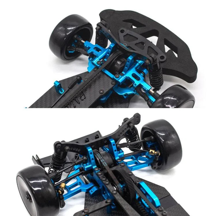 Châssis à transmission par courroie PMM Racing Trf416 1:10 4WD pour voiture télécommandée