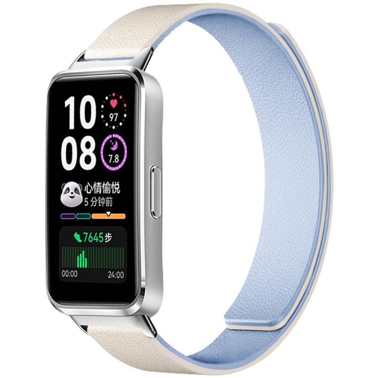 xDfind Litchi Texture Magnetic Silicone Watch Band, For Huawei Watch Fit4 / Fit4 Pro / Fit3, For Huawei Band 10 / 9 / 8