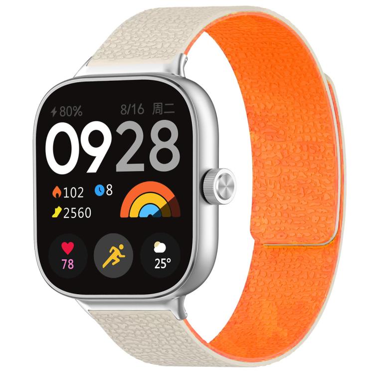 xDfind Litchi Texture Magnetic Silicone Watch Band, For Xiaomi Band 10 Pro/9 Pro/Redmi Watch 6/5/4, For Xiaomi Smart Bnad 10 / 9 / 8, For Redmi Watch 3 Active/Watch 3 Lite, For Redmi Watch 3