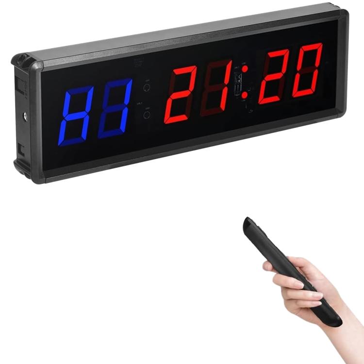 KYX--0015 Minuteur multi-fonctions de fitness à intervalles de 1,5 pouce et 6 chiffres, prise AU, prise US, prise EU, prise UK