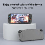 Pour Nintendo Switch 2 iPlay HBS-2817 Étui de protection transparent 6 en 1 pour contrôleur