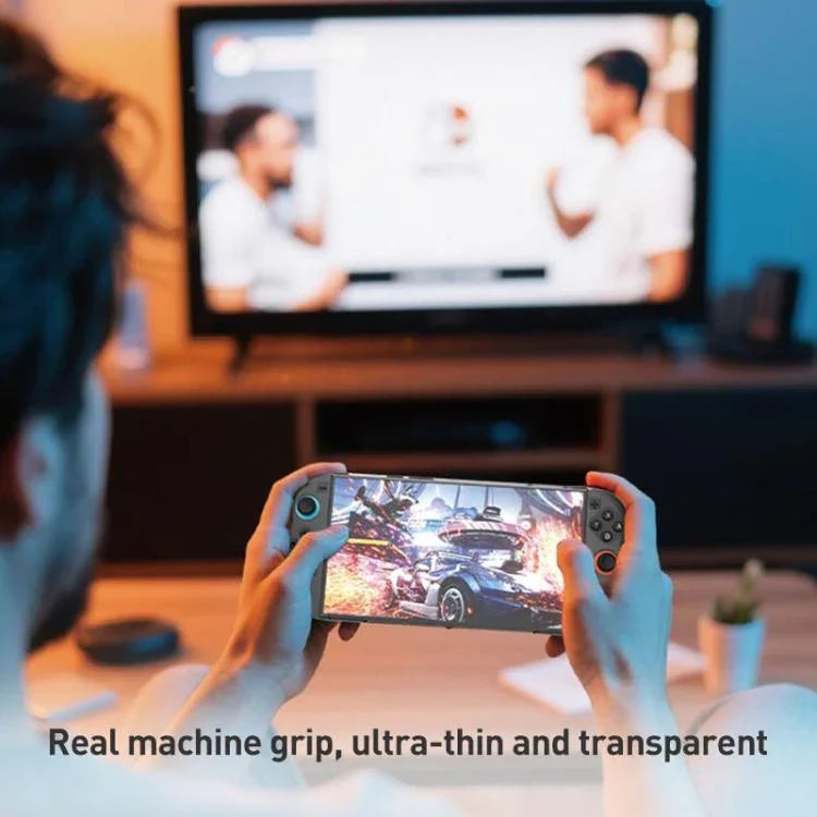 Pour Nintendo Switch 2 iPlay HBS-2817 Étui de protection transparent 6 en 1 pour contrôleur