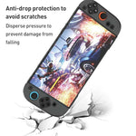 Pour Nintendo Switch 2 iPlay HBS-2817 Étui de protection transparent 6 en 1 pour contrôleur