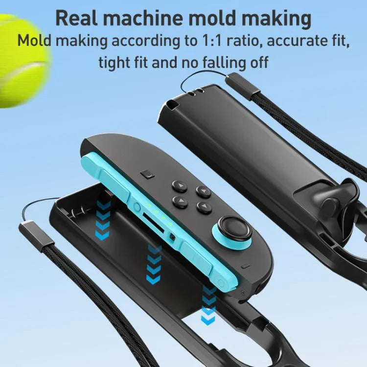 Pour Nintendo Switch 2 Joy-Con 1 paire iPlay HBS-2839 Raquettes de tennis poignées gauche et droite