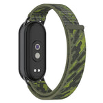 xDfind Metal Connector Nylon Braided Loop Watch Band, For Xiaomi Smart Band 10 / 9 / 8 / NFC