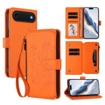 Étui de téléphone en cuir portefeuille à fermeture éclair multi-cartes motif papillon, pour iPhone 17e/16e, pour iPhone 17 Pro Max, pour iPhone 17 Pro, pour iPhone 17, pour iPhone Air, pour iPhone 16 Pro Max
