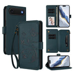 Étui de téléphone en cuir portefeuille à fermeture éclair multi-cartes motif papillon, pour iPhone 17e/16e, pour iPhone 17 Pro Max, pour iPhone 17 Pro, pour iPhone 17, pour iPhone Air, pour iPhone 16 Pro Max