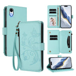 Étui portefeuille en cuir zippé multi-cartes motif papillon et fleurs, pour iPhone 11 Pro Max, pour iPhone 11, pour iPhone 11 Pro, pour iPhone X / XS, pour iPhone XR, pour iPhone XS Max