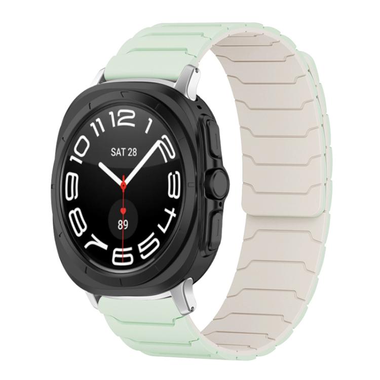 Bracelet de montre magnétique en silicone xDfind, compatible avec les Samsung Galaxy Watch Ultra / Ultra 2025, Galaxy Watch 8 / 8 Classic et Galaxy Watch 7 / 6 / 5 / FE.