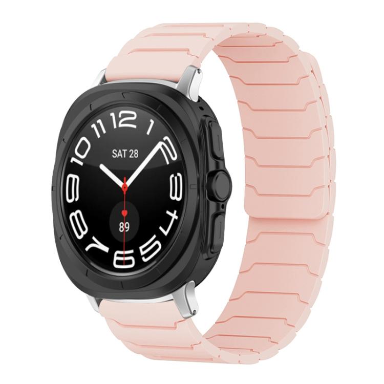 Bracelet de montre magnétique en silicone xDfind, compatible avec les Samsung Galaxy Watch Ultra / Ultra 2025, Galaxy Watch 8 / 8 Classic et Galaxy Watch 7 / 6 / 5 / FE.