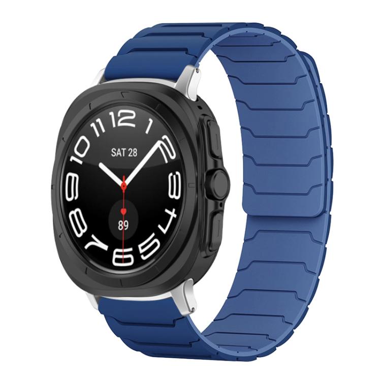 Bracelet de montre magnétique en silicone xDfind, compatible avec les Samsung Galaxy Watch Ultra / Ultra 2025, Galaxy Watch 8 / 8 Classic et Galaxy Watch 7 / 6 / 5 / FE.