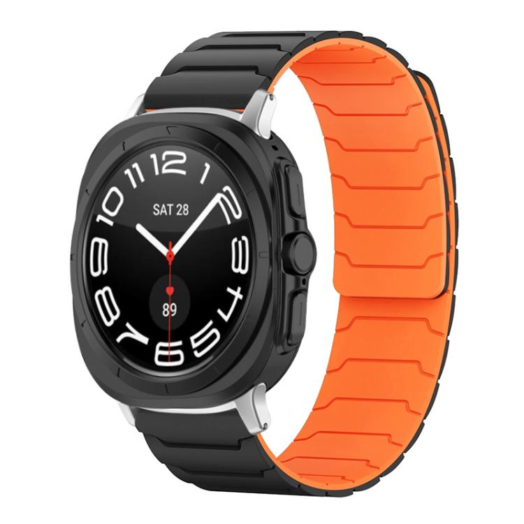 Bracelet de montre magnétique en silicone xDfind, compatible avec les Samsung Galaxy Watch Ultra / Ultra 2025, Galaxy Watch 8 / 8 Classic et Galaxy Watch 7 / 6 / 5 / FE.