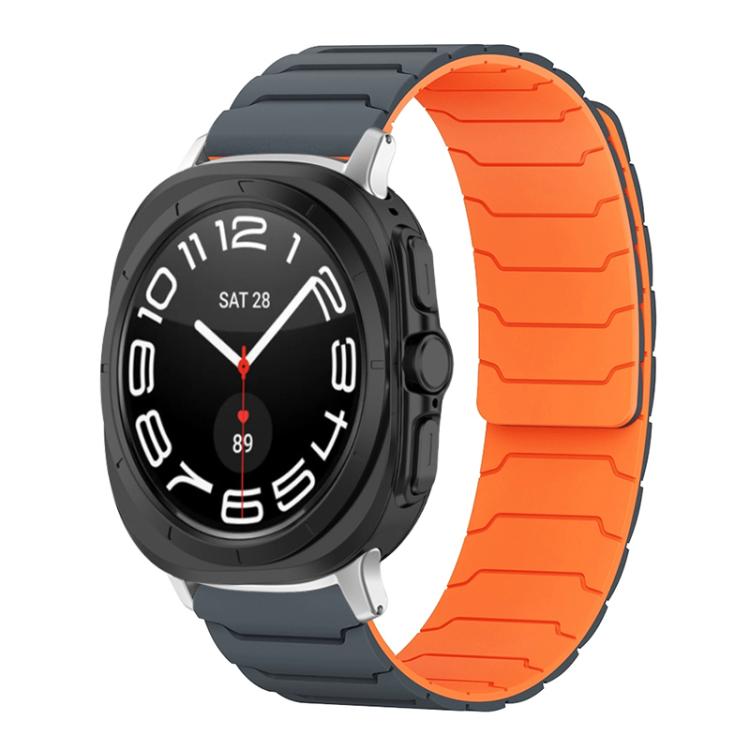 Bracelet de montre magnétique en silicone xDfind, compatible avec les Samsung Galaxy Watch Ultra / Ultra 2025, Galaxy Watch 8 / 8 Classic et Galaxy Watch 7 / 6 / 5 / FE.