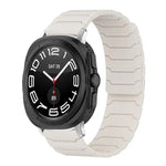 Bracelet de montre magnétique en silicone xDfind, compatible avec les Samsung Galaxy Watch Ultra / Ultra 2025, Galaxy Watch 8 / 8 Classic et Galaxy Watch 7 / 6 / 5 / FE.
