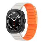 Bracelet de montre magnétique en silicone xDfind, compatible avec les Samsung Galaxy Watch Ultra / Ultra 2025, Galaxy Watch 8 / 8 Classic et Galaxy Watch 7 / 6 / 5 / FE.