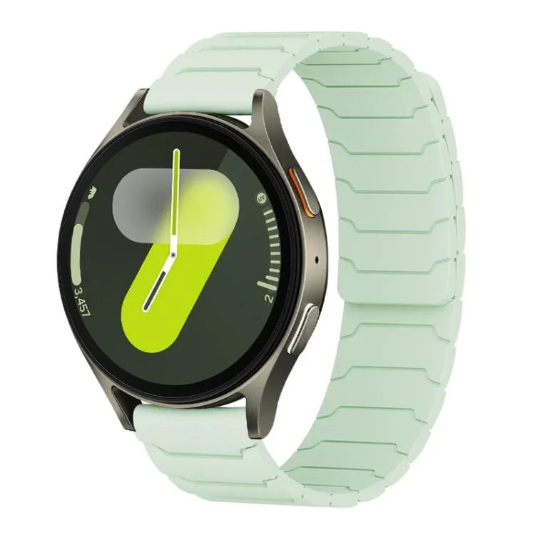 Bracelet de montre magnétique en silicone xDfind, compatible avec les Samsung Galaxy Watch Ultra / Ultra 2025, Galaxy Watch 8 / 8 Classic et Galaxy Watch 7 / 6 / 5 / FE.