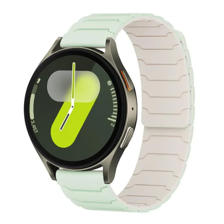 Bracelet de montre magnétique en silicone xDfind, compatible avec les Samsung Galaxy Watch Ultra / Ultra 2025, Galaxy Watch 8 / 8 Classic et Galaxy Watch 7 / 6 / 5 / FE.