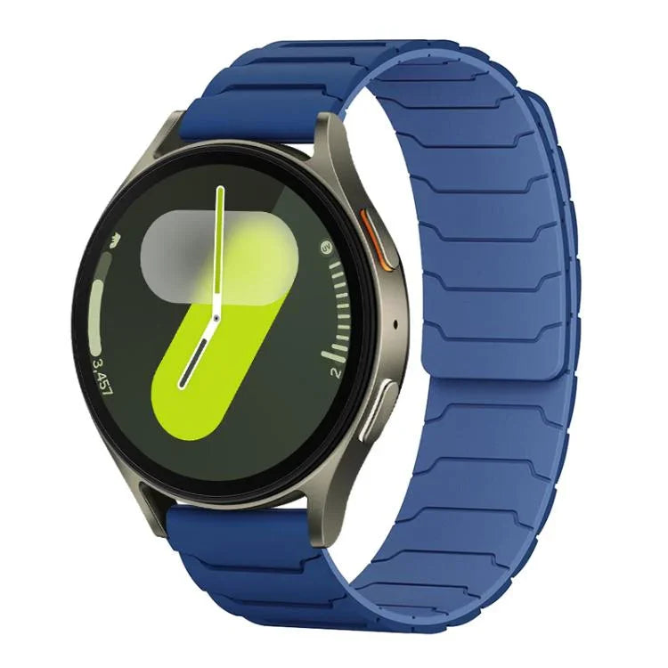 Bracelet de montre magnétique en silicone xDfind, compatible avec les Samsung Galaxy Watch Ultra / Ultra 2025, Galaxy Watch 8 / 8 Classic et Galaxy Watch 7 / 6 / 5 / FE.