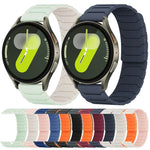 Bracelet de montre magnétique en silicone xDfind, compatible avec les Samsung Galaxy Watch Ultra / Ultra 2025, Galaxy Watch 8 / 8 Classic et Galaxy Watch 7 / 6 / 5 / FE.