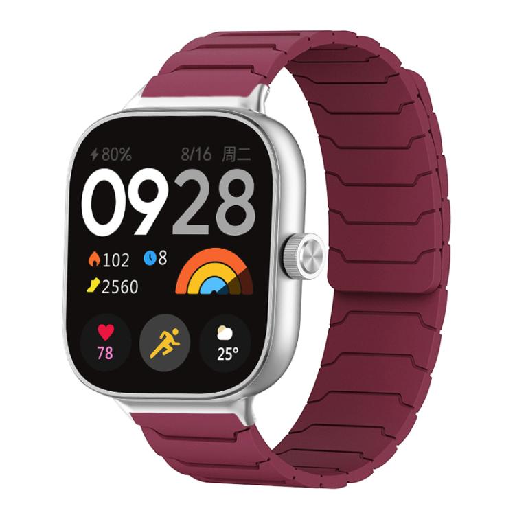 xDfind Magnetic Silicone Watch Band, For Xiaomi Band 10 Pro/9 Pro/Redmi Watch 6/5/4, For Redmi Watch 3 Active / Watch 3 Lite, For Redmi Watch 3