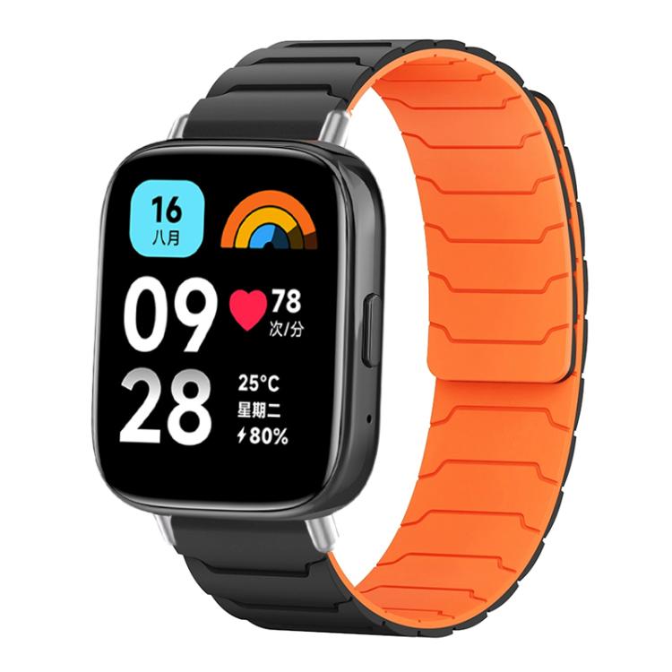 xDfind Magnetic Silicone Watch Band, For Xiaomi Band 10 Pro/9 Pro/Redmi Watch 6/5/4, For Redmi Watch 3 Active / Watch 3 Lite, For Redmi Watch 3
