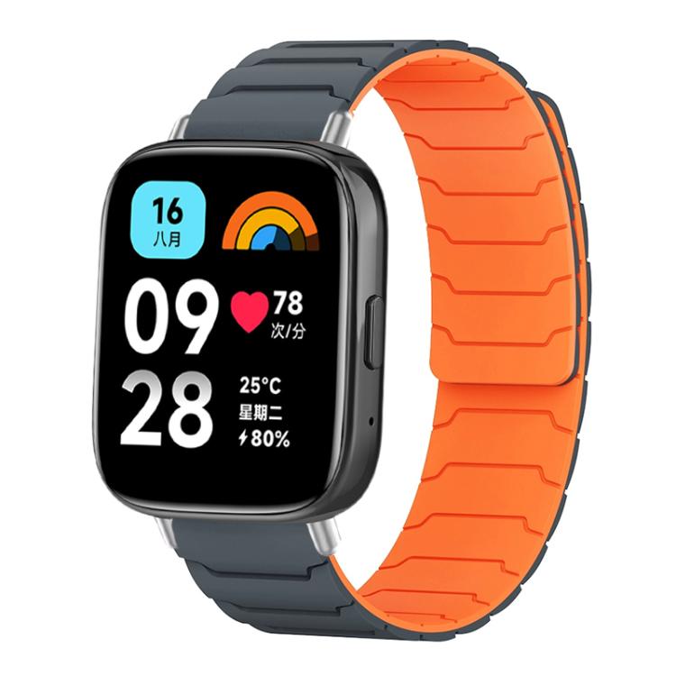 xDfind Magnetic Silicone Watch Band, For Xiaomi Band 10 Pro/9 Pro/Redmi Watch 6/5/4, For Redmi Watch 3 Active / Watch 3 Lite, For Redmi Watch 3