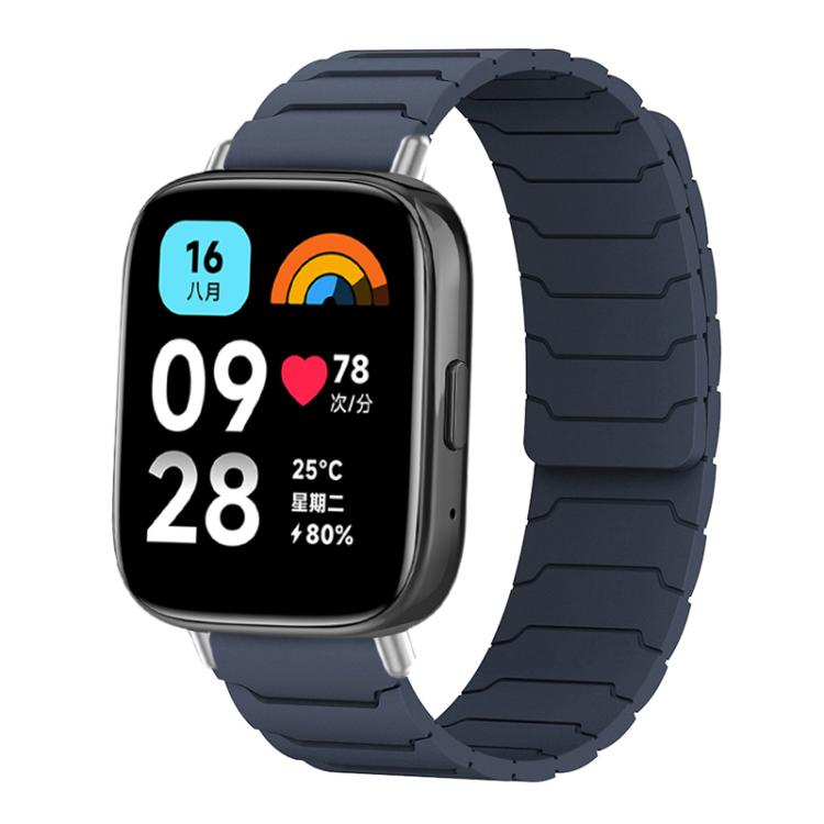 xDfind Magnetic Silicone Watch Band, For Xiaomi Band 10 Pro/9 Pro/Redmi Watch 6/5/4, For Redmi Watch 3 Active / Watch 3 Lite, For Redmi Watch 3