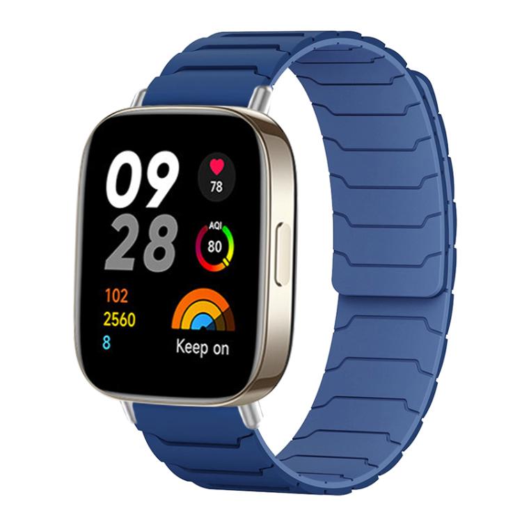 xDfind Magnetic Silicone Watch Band, For Xiaomi Band 10 Pro/9 Pro/Redmi Watch 6/5/4, For Redmi Watch 3 Active / Watch 3 Lite, For Redmi Watch 3
