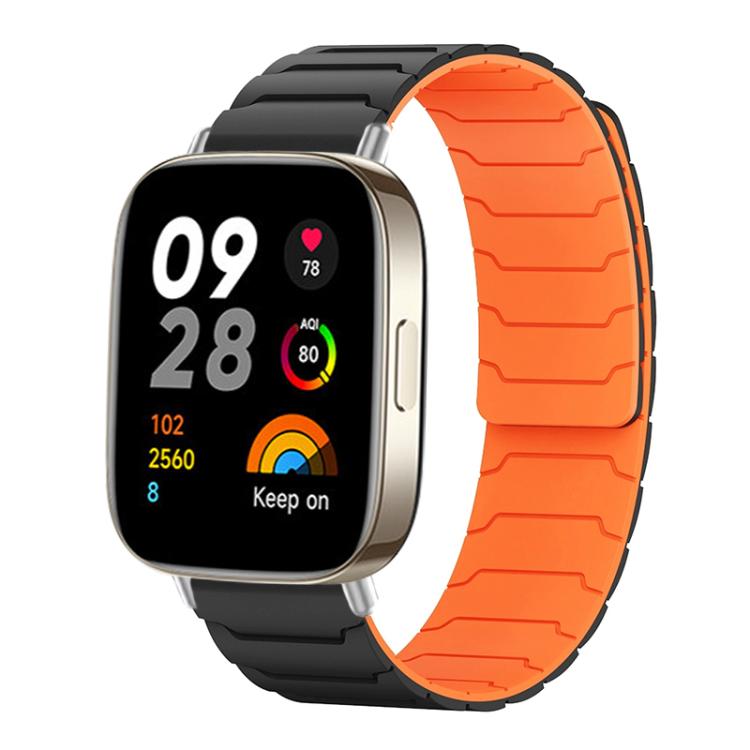 xDfind Magnetic Silicone Watch Band, For Xiaomi Band 10 Pro/9 Pro/Redmi Watch 6/5/4, For Redmi Watch 3 Active / Watch 3 Lite, For Redmi Watch 3