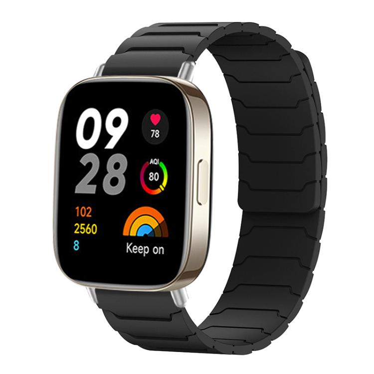 xDfind Magnetic Silicone Watch Band, For Xiaomi Band 10 Pro/9 Pro/Redmi Watch 6/5/4, For Redmi Watch 3 Active / Watch 3 Lite, For Redmi Watch 3