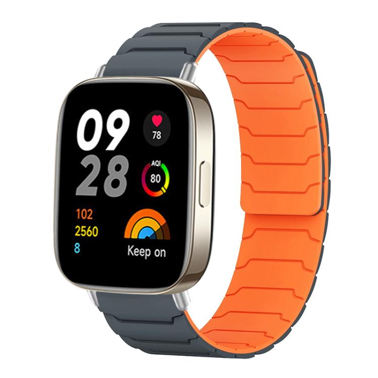 xDfind Magnetic Silicone Watch Band, For Xiaomi Band 10 Pro/9 Pro/Redmi Watch 6/5/4, For Redmi Watch 3 Active / Watch 3 Lite, For Redmi Watch 3