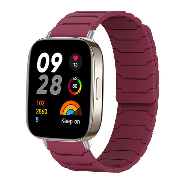 xDfind Magnetic Silicone Watch Band, For Xiaomi Band 10 Pro/9 Pro/Redmi Watch 6/5/4, For Redmi Watch 3 Active / Watch 3 Lite, For Redmi Watch 3