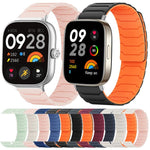 xDfind Magnetic Silicone Watch Band, For Xiaomi Band 10 Pro/9 Pro/Redmi Watch 6/5/4, For Redmi Watch 3 Active / Watch 3 Lite, For Redmi Watch 3