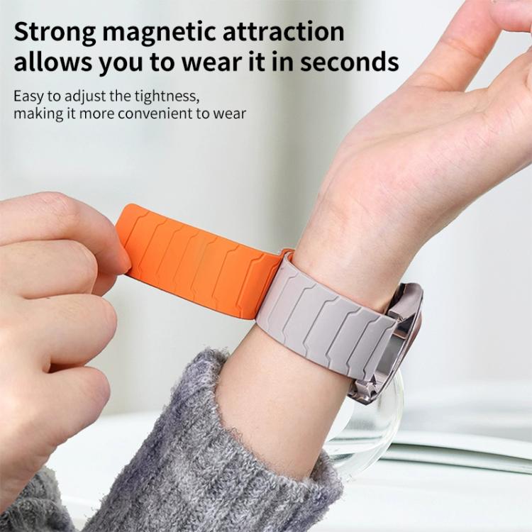 xDfind Magnetic Silicone Watch Band, For Xiaomi Band 10 Pro/9 Pro/Redmi Watch 6/5/4, For Redmi Watch 3 Active / Watch 3 Lite, For Redmi Watch 3