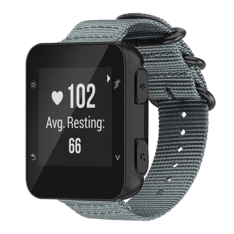 xDfind Ring Buckle Nylon Canvas Watch Band, For Garmin Fenix 8/7X/6X/5X 26mm, For Garmin Fenix 8/7/6/5 22mm, For Garmin Forerunner 235/220/620/630, For Garmin Forerunner 35 / 30 / 35J