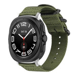 Bracelet de montre en toile de nylon à boucle annulaire xDfind, pour Samsung Galaxy Watch Ultra / Ultra 2025, pour Samsung Galaxy Watch8 / 8 Classic, pour Samsung Galaxy Watch 7 / 6 / 5 / FE, pour Samsung Galaxy Fit3 SM-R390