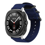Bracelet de montre en toile de nylon à boucle annulaire xDfind, pour Samsung Galaxy Watch Ultra / Ultra 2025, pour Samsung Galaxy Watch8 / 8 Classic, pour Samsung Galaxy Watch 7 / 6 / 5 / FE, pour Samsung Galaxy Fit3 SM-R390