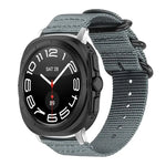 Bracelet de montre en toile de nylon à boucle annulaire xDfind, pour Samsung Galaxy Watch Ultra / Ultra 2025, pour Samsung Galaxy Watch8 / 8 Classic, pour Samsung Galaxy Watch 7 / 6 / 5 / FE, pour Samsung Galaxy Fit3 SM-R390
