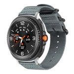Bracelet de montre en toile de nylon à boucle annulaire xDfind, pour Samsung Galaxy Watch Ultra / Ultra 2025, pour Samsung Galaxy Watch8 / 8 Classic, pour Samsung Galaxy Watch 7 / 6 / 5 / FE, pour Samsung Galaxy Fit3 SM-R390