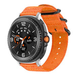 Bracelet de montre en toile de nylon à boucle annulaire xDfind, pour Samsung Galaxy Watch Ultra / Ultra 2025, pour Samsung Galaxy Watch8 / 8 Classic, pour Samsung Galaxy Watch 7 / 6 / 5 / FE, pour Samsung Galaxy Fit3 SM-R390